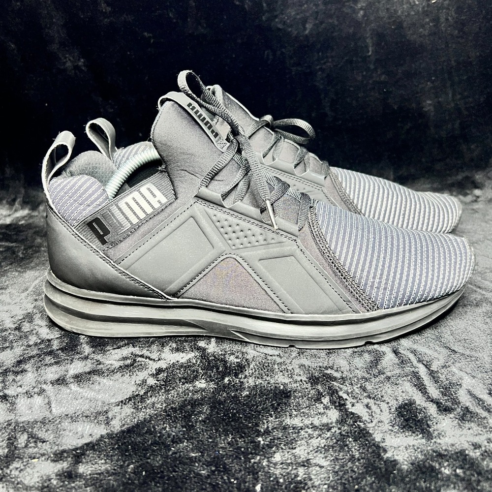 Puma Enzo Colorshift 190343-02 Mens Sneaker 11 Black Gray Lace Up Training Shoes